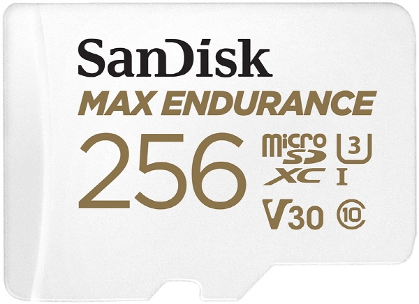 웨스턴디지털의 ‘샌디스크 맥스 인듀어런스 마이크로SD 카드’는 256GB 기준 최대 12만 시간 연속 녹화가 가능하며, 혹독한 환경에서도 최적의 카드 성능을 발휘할 수 있는 높은 내구성을 갖췄다.