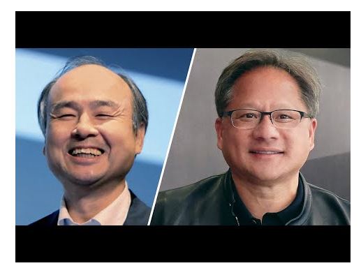 손정의 소프트뱅크 CEO(왼쪽)와 젠슨 황 엔비디아 창립자 겸 CEO가 ‘소프트뱅크 월드 컨퍼런스’서 AI의 미래 방향을 논의했다.