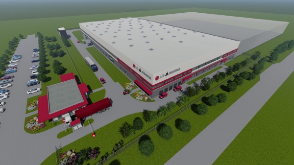 LG마그나 이파워트레인이 헝가리 북동부 미슈콜츠시에 전기차 부품 생산공장을 구축한다. 사진은 공장 컨셉 이미지