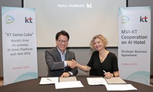 KT-MVI, 글로벌 AI 호텔 사업 협약
