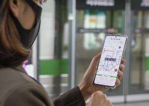 SKT ‘T 맵 대중교통’ 앱, 수도권 지하철 혼잡도 제공